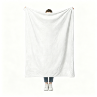 Couverture polaire douce et moelleuse personnalisée pour cadeaux d'entreprise, impression par sublimation, cadeau promotionnel, commande en gros