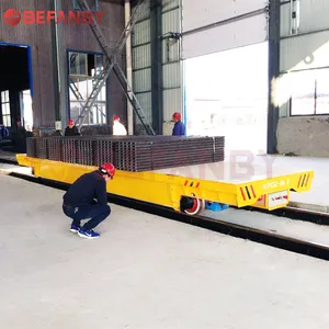 Mold factory 35t heavy machine transfer electric overhead rail guidato vehicle