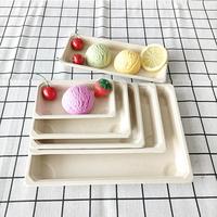 Boîte à sushi jetable, résistante au micro-ondes, épaissie, écologique, modèle boîte à sushi avec couvercle, plateau rectangulaire pour barbecue