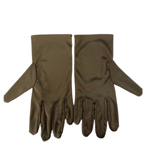 Guantes de trabajo de inspección de joyería de reloj negro de microfibra reutilizable a prueba de polvo con logotipo personalizado