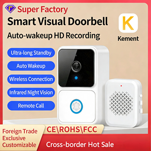 Réveil automatique, vision nocturne, surveillance à distance, connexion sans fil, qualité d'image haute définition, <span class=keywords><strong>sonnette</strong></span> intelligente - Product Image 4