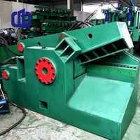 Cizalla Hidráulica Automática CNC para Varillas de Acero - Tope de Longitud Programable, 63-630t, Control PLC para Chatarra de Acero