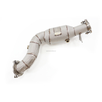 Tuyau de descente d'échappement ING avec bouclier thermique catalytique pour Mercedes Benz W204 C180 C200 C250 2.0T main droite Sus304 accessoires de voiture