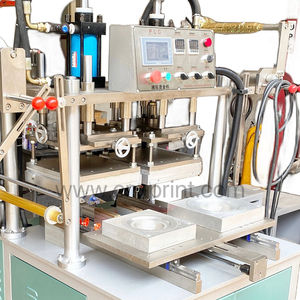 प्लास्टिक मिठाई प्लेट प्लेट प्लेट पक्ष के लिए नियंत्रित अर्ध स्वचालित गर्म पन्नी स्टैम्पिंग मशीन डिस्पोजेबल केक प्लेट साइड के लिए - Product Image 2