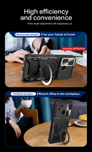 Housse de caméra coulissante pour Infinix Note 40 <span class=keywords><strong>Pro</strong></span> + 5G 4G 30i <span class=keywords><strong>Test</strong></span>é contre les chutes Étui de protection robuste pour anneau rotatif - Product Image 4