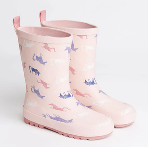 Großhandel wasserdichte Gummi Regens chuhe Kinder Custom Print Regens tiefel Halb neutrale farbige Kinder Gummistiefel - Product Image 2