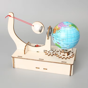 Juguete Educativo de Ciencia Física de la Tierra con Diseño Creativo de Fábrica, Modelo de Gravedad <span class=keywords><strong>Universal</strong></span>, Equipo de Experimentación con Base de Madera - Product Image 3