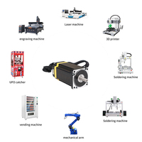 Chine hybride Nema34 kit cnc à couple élevé 3 4 axes hybride boucle fermée 12nm servo intégré nema 34 moteur pas à pas