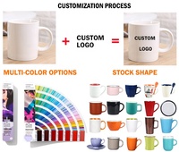 Vente en gros de tasses de voyage en céramique créatives de 100 ml, 180 ml, 220 ml, beige, logo gravé au laser, grossier, durable, moderne, micro-ondes