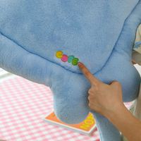 Peluche Manta Ray mignonne, coussin décoratif, poupée de l'océan, coussin de sieste pour le bureau, poupée en peluche poisson, cadeau d'anniversaire pour fille