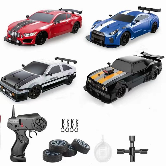 2.4G  Rc Car 4WD Drift Car Toy GTR Model AE86 Vehicle Electric High Speed Remote Control Racing Car Toy  for Adults Kid