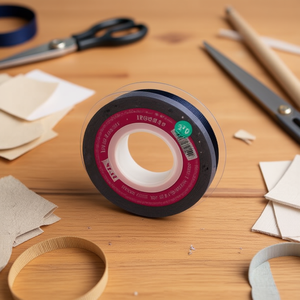 ริบบิ้นอิลัน กรอสเกรน 15 หลา 1.0 ซม. สีน้ำเงินกรมท่า สำหรับงานประดิษฐ์ - Product Image 3