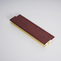 Panneaux muraux QDM Premium modernes 3D cannelés en WPC – Classiques, résistants à l'humidité, insonorisés, décoratifs pour intérieur, avec design graphique thermique