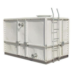 ถังเก็บน้ำไฟเบอร์กลาสขนาดสั่งทำพิเศษ ความจุสูง ทนทานต่อการกัดกร่อน ถังเก็บน้ำไฟเบอร์กลาส GRP - Product Image 1