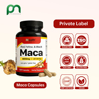 Formule OEM 1200MG Capsules de racine de maca naturelle pure de haute qualité, compléments alimentaires à base de plantes, puissance accrue pour hommes, capsules de maca pour adultes