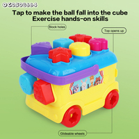 Jeu de blocs en plastique en forme d'animaux, jeu d'association, coordination œil-main, éducation cognitive des couleurs, jouets pour bébés de 6 à 12 mois