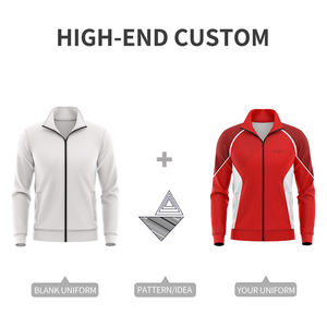 ชุดวอร์มกีฬาแบบกำหนดเองสำหรับผู้ชาย ชุดออกกำลังกายวิ่ง ชุดวอร์มผู้ชายสำหรับวิ่งและฝึกซ้อม ชุดวอร์มแบบมีซิปสำหรับทีม Wx202514 - Product Image 2