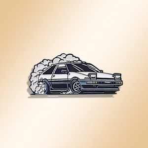 เข็มกลัดหนังรถยนต์สำหรับกระเป๋าเป้สะพายหลังสำหรับรถยนต์ AE86เข็มกลัดรูปตัว <span class=keywords><strong>D</strong></span> สำหรับแข่งรถแฟชั่น - Product Image 4
