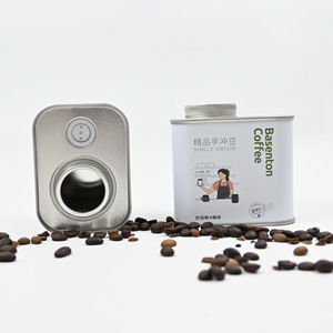 Tùy Chỉnh In Sang Trọng Cấp Thực Phẩm Vuông Matte Kết Thúc Matcha Trà Hộp Thiếc Kín Cà Phê Trà Hộp Canister Khử Khí Van Con Dấu - Product Image 2