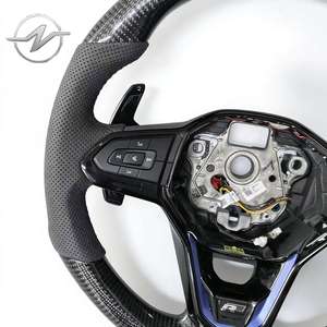 Volant en fibre de carbone en gros pour Volkswagen Mk6 Mk7 Mk8 gti Gtr <span class=keywords><strong>R</strong></span>-<span class=keywords><strong>LINE</strong></span> <span class=keywords><strong>GOLF</strong></span> <span class=keywords><strong>7</strong></span> <span class=keywords><strong>Golf</strong></span> 6 PASSAT POLO CC JETTA GTD Mise à niveau - Product Image 4
