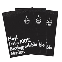 Emballage biodégradable en LDPE recyclé, sacs d'expédition personnalisés en PE recyclé, sacs postaux biodégradables
