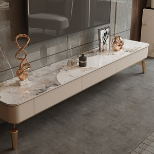 Latest Design Living Room Furniture Luxury <strong>Tv</strong> <strong>Stand</strong> and Coffee Table Set <strong>Oval</strong> Coffee Table and Square <strong>TV</strong> <strong>Stand</strong> Combination - Product Image 4