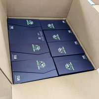 Boîte de rangement personnalisée pour cartes VIP à trois volets - Emballage rigide vert de luxe pour billets de sport, bons de réduction