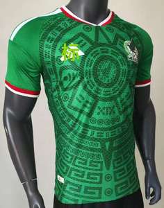 ชุดเสื้อฟุตบอลทีมชาติเม็กซิโก 2025-2026 ลดราคาพิเศษ เทคนิคการตัดเย็บอัตโนมัติ แบบซับลิเมชั่น สำหรับฝึกซ้อมและแข่งขัน - Product Image 2