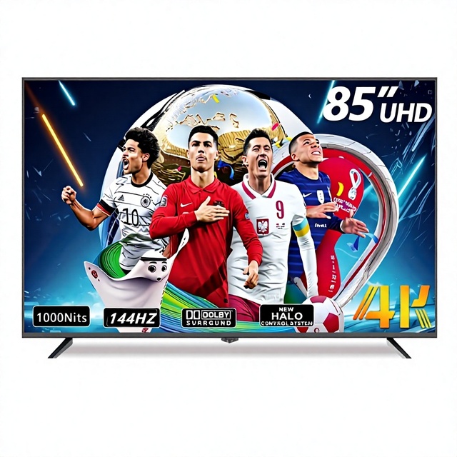 Weier 65-inch Mini-LED 4K Smart Ultra-Thin Wall-Mount TV with High Color Gamut 75/85 Inches Available for
