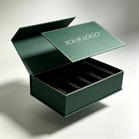Boîte à perruque magnétique pliable de luxe personnalisée 2025 avec doublure en éponge, finition brillante, matériau recyclé écologique, cadeau