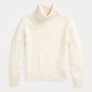 Pull à col roulé personnalisé, pull à manches longues, hauts pulls en tricot épais pour femme vêtements d'hiver - Product Image 5