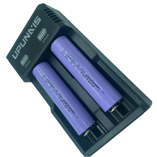 Wholesale CH2A 2 Slots Universal Battery Charger 3.7v 4.2V for 18650 16340 14500 18500 16650 26650 Lithium Battery