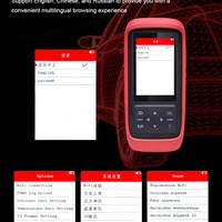 Sensor Externo Programable Digital TPMS CAREUD de 5V, Medidor de Presión de Neumáticos para Automóvil, 433MHz+315MHz, Interfaz OBD, Función de Actualización WIFI
