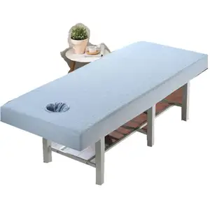Spa Beauty Salon Massages Table Waterproof Fitted Bed Sheets Cotton