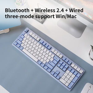 Factory OEM Stock 108 <b>Keys</b> Wireless Mechanical Keyboard 108 <b>Keys</b> Tri-mode <b>USB</b> WIred Full Size Keyboard <b>USB</b> Type-C Interface - Product Image 6