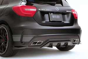Kit Bodi Serat Karbon Kelas W176 A45 AMG, Kap Spoiler Rok Depan Difuser Belakang Serat Karbon Gaya VRS - Product Image 4