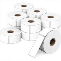 Étiquettes en papier thermique direct DYMO 30252 compatibles 1-1/8" x 3-1/2" – Remplacement pour étiquettes/rouleaux de bureau DYMO 4XL Zebra