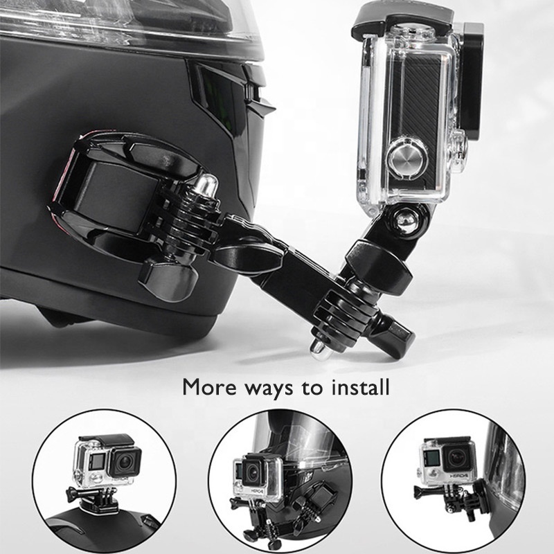 Puluz Montaggio Su Casco Puluz Per Action Camera  GoPro Max, Azione DJI Osmo Dji Azione 2 Accessori Ac 47439416