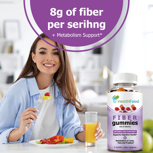 Gomitas de Fibra de Marca Privada con Vitaminas B + Inulina para Mejorar la Regularidad Intestinal y la Eficiencia Metabólica, Sin Azúcar, Vegetarianas - Product Image 5