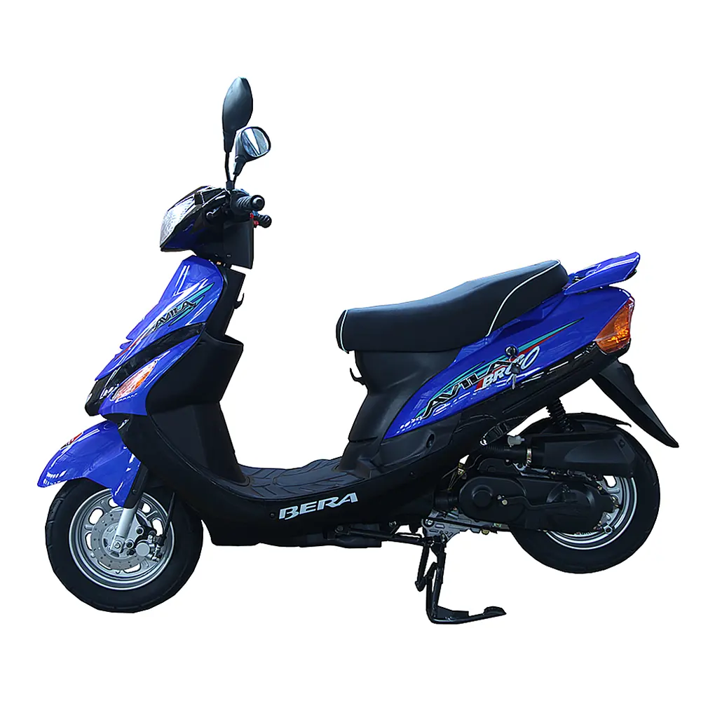Pabrikan Tiongkok Perpindahan Roda Aluminium 49.5 Pedal Moped 50cc Gas Motor