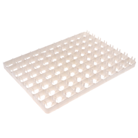 Accesorios de incubadora de huevos, bandeja Universal de 88 huevos, plástico duradero para aves de corral