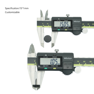 Vòng N35 màu đen Epoxy-Tráng NdFeB đĩa neodymium nam châm tấm từ tính chống ăn mòn và chống oxy hóa - Product Image 3
