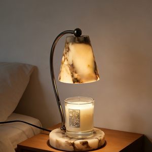Stone Lampshade <b>Wax</b> <b>Melting</b> Lamp 15x31cm Tricolor Light Electric Night Light Home Decor - Product Image 2