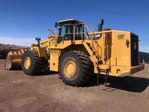 98% kucing baru <span class=keywords><strong>988H</strong></span> pemuat roda efisiensi tinggi mesin jalan pemuat depan buatan Jepang yang kuat - Product Image 3