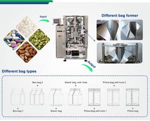 Machine automatique de remplissage de forme verticale, pour pommes de terre, Chips, épices, fruits secs, grains de café - Product Image 3