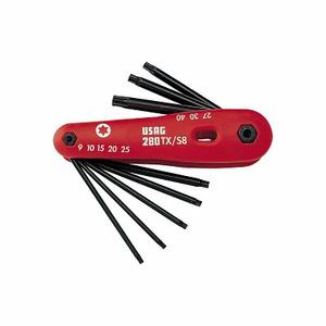 Juego de Destornilladores Multiusos Usag, Torx 9 10 15 20 25 27 30 32, Herramienta Duradera para Bricolaje - Product Image 1