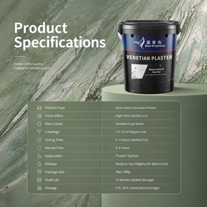 <span class=keywords><strong>Enduit</strong></span> Texturé Effet Plâtre Vénitien et Peinture Plâtre Vénitien pour Murs de Cinéma Maison – Vente Directe Usine pour l'Export - Product Image 4