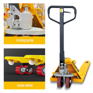 Efficiency Expert Extensión personalizada larga horquilla Pallet Jack Manual <span class=keywords><strong>Segunda</strong></span> <span class=keywords><strong>mano</strong></span> Pallet TruckWarehouse Titan - Product Image 5
