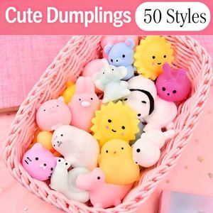 Animal Dumpling Shape Soft Slow Rebound Squeeze Toy Sensory Play Stress Relief Gift Children <b>Hand</b> Therapy Fidget Toy - Product Image 3