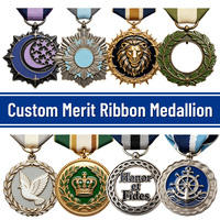 Medallas de Mérito Personalizadas, Medallones de Honor, Premios por Logros, Medallas Grabadas en 3D de Aleación de Zinc, Símbolos de Reconocimiento para Ceremonias, Gran Venta para Equipos